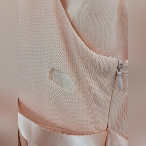 *sample 20345  Ashley & Justin Bridesmaid Dress in Blush Size 14 - Picture 7 of 10